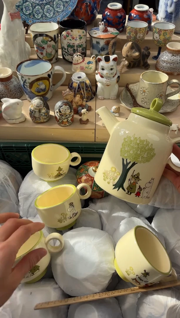 【闪购商品】瓷片一壶4杯AAAAAAAAAAAAA