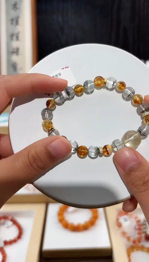 未镶嵌手串水晶MJJMJ4668金满仓多样性发一