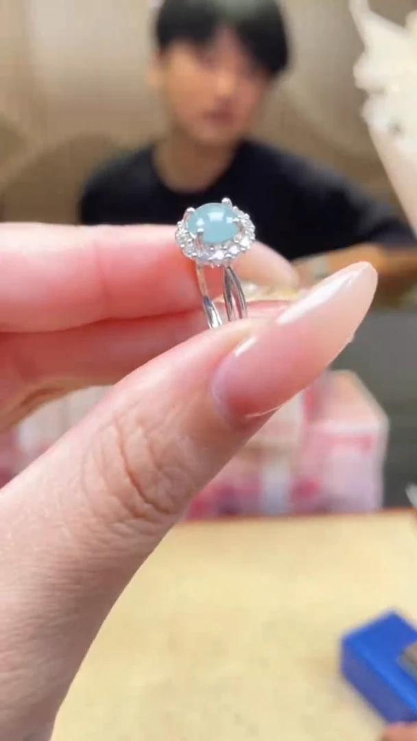 翡翠未镶嵌颈饰            *801