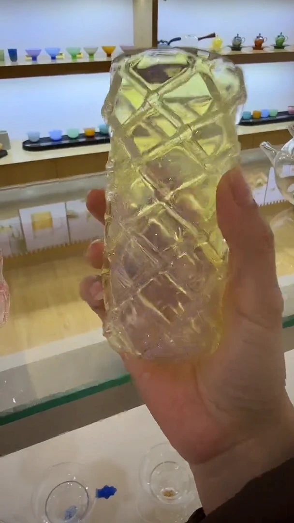玉见熏银琳琅绿茶杯200ML