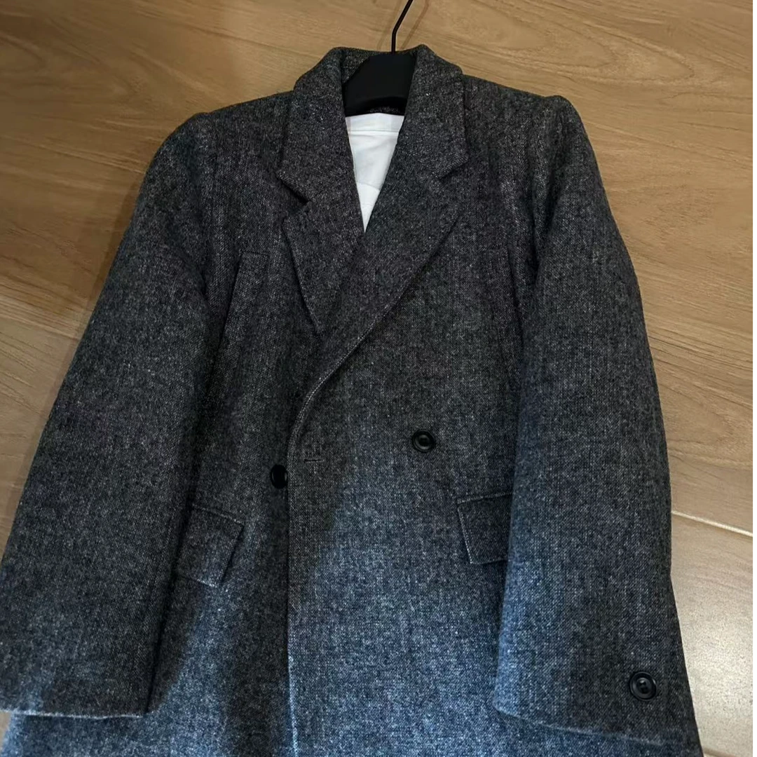 ZCANAL高品质羊羊高级灰西装羽绒服