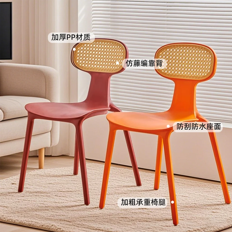 轻奢北欧设计椅子家用加厚餐厅餐桌餐椅久坐舒服简约凳子靠背