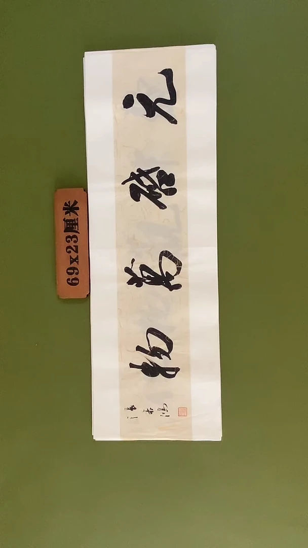 书法书法 张若鸿 尺寸69cm*23cm