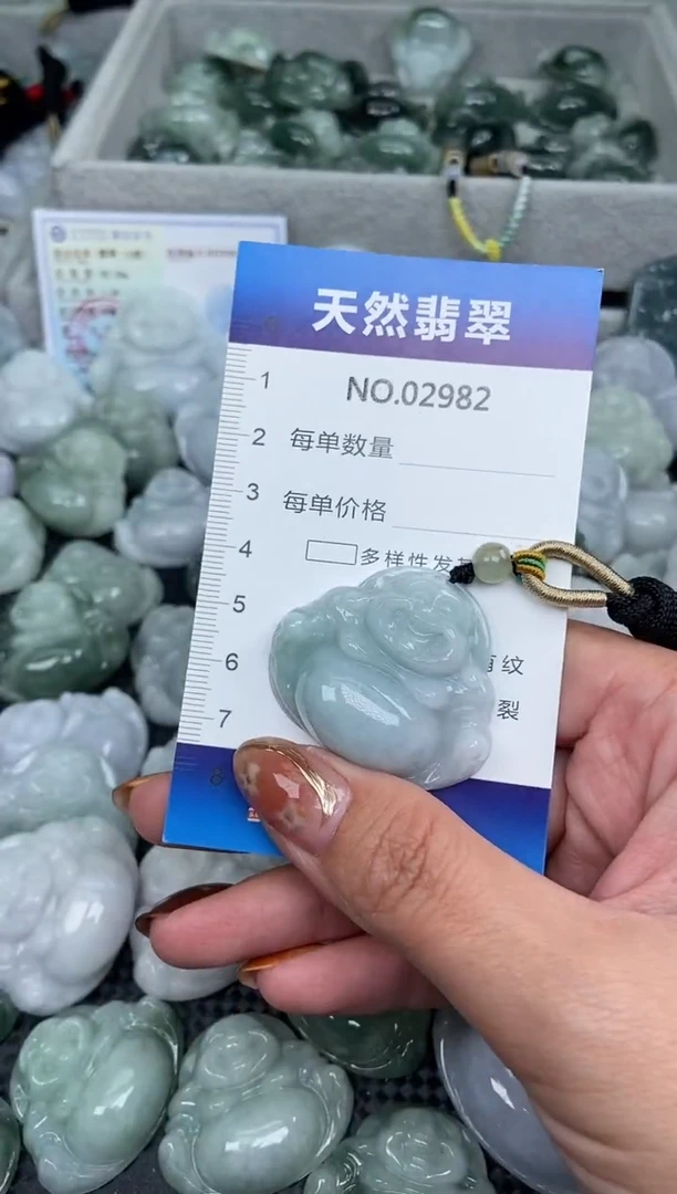 颈饰未镶嵌翡翠纯天然A货翡翠2982