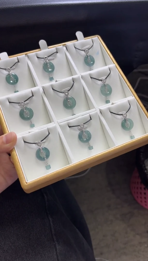 颈饰未镶嵌翡翠A348/多样性发一件/配绳子