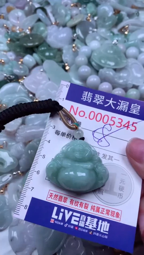 吊坠(不含链)未镶嵌翡翠5345