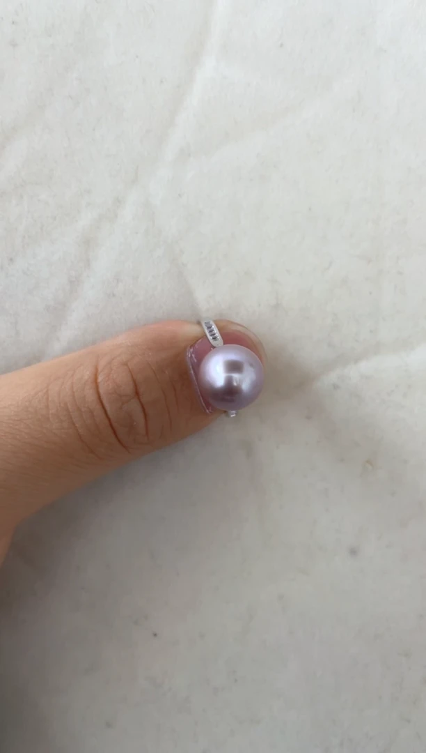 【闪购商品】淡水珍珠戒指银S925镶嵌戒指