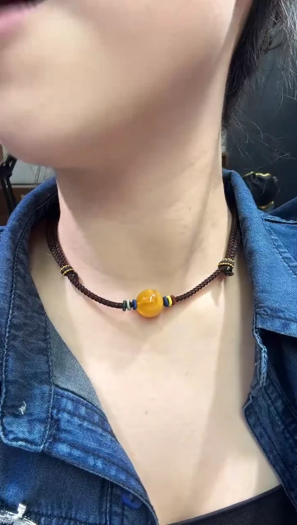 【闪购商品】琥珀颈饰未镶嵌X0209-1195-81