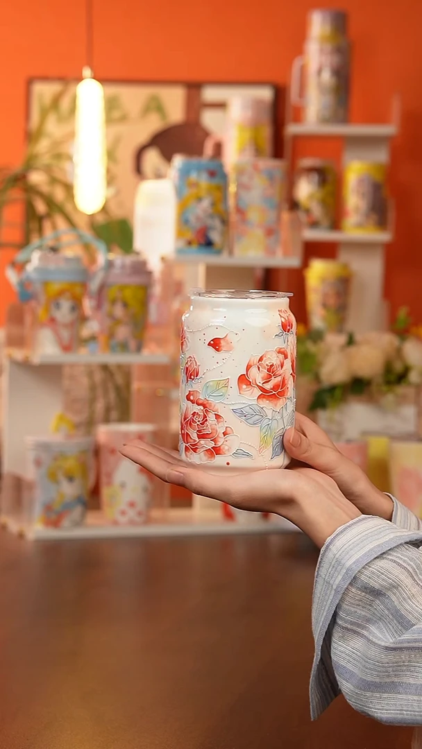 景德镇手工手绘文创陶瓷杯