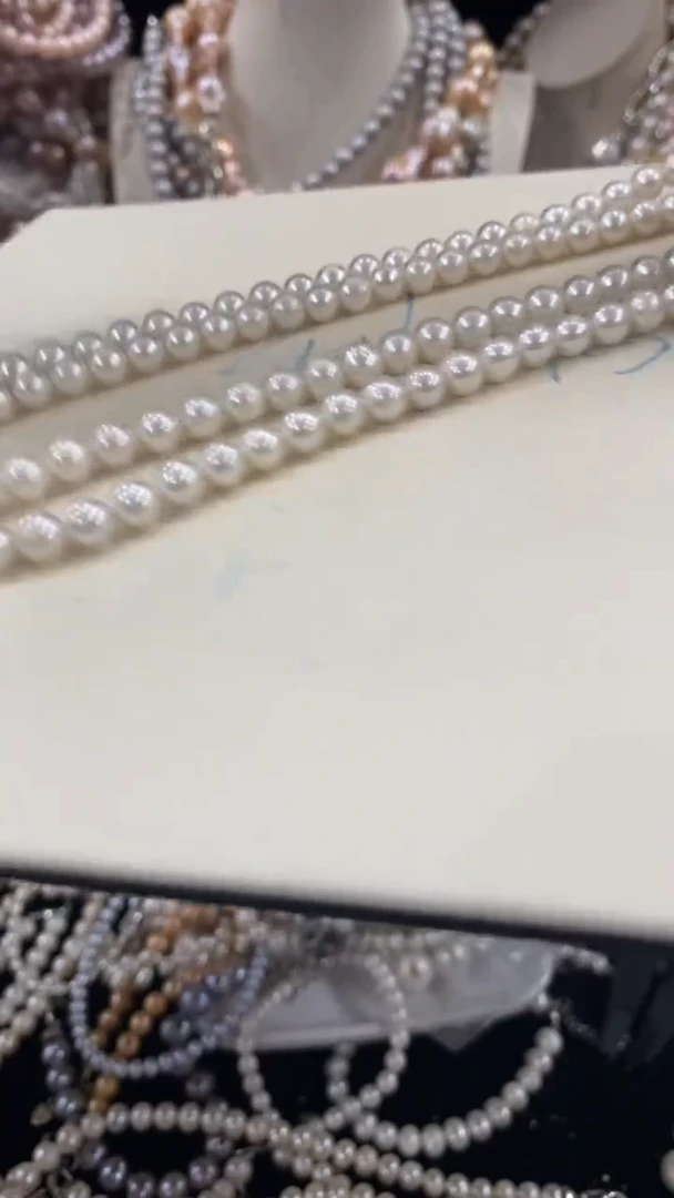 项链合金淡水珍珠1