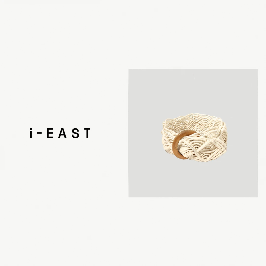 i-EAST 打造纤细感~重工编织设计感腰带-5CPS7929