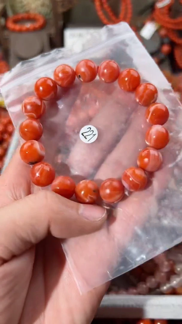 【闪购商品】南红玛瑙手串未镶嵌12