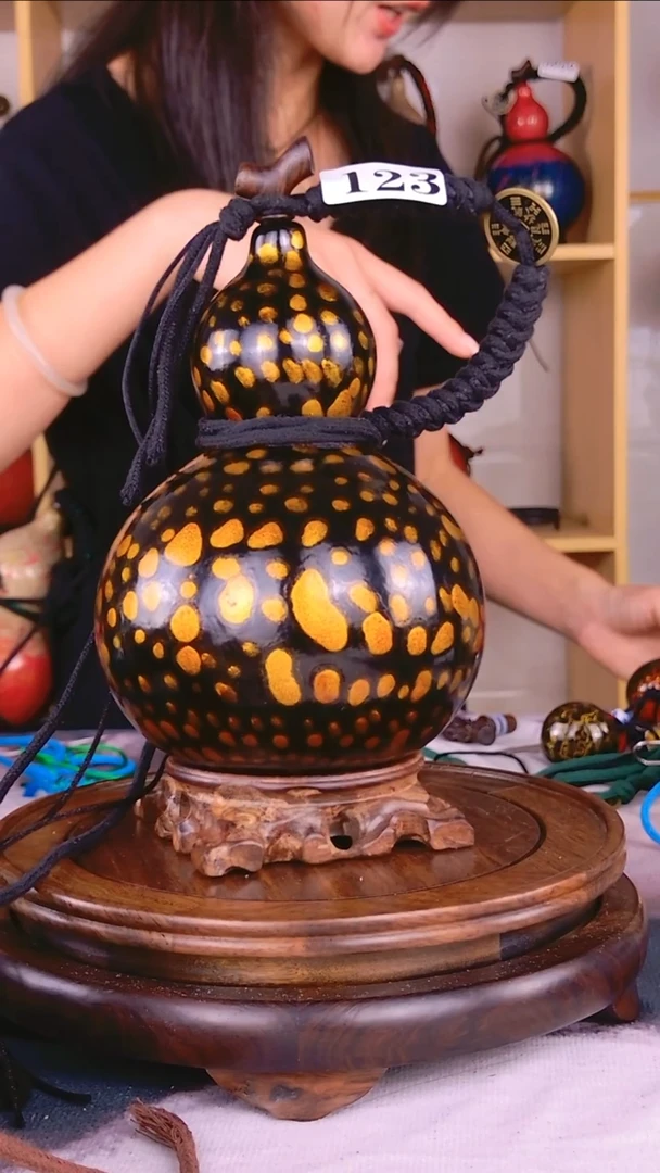 123一物一拍 大漆酒葫芦 真葫芦真大漆