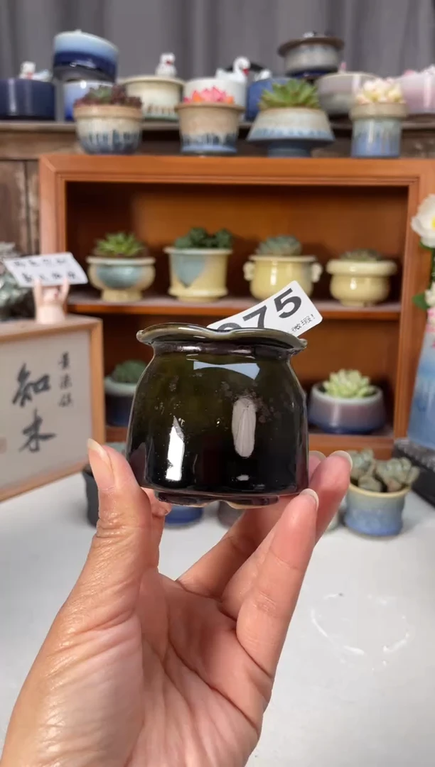 瓷片975知木小芳花盆