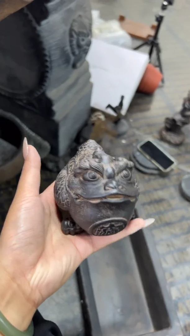 陶土【火山泥】金蟾