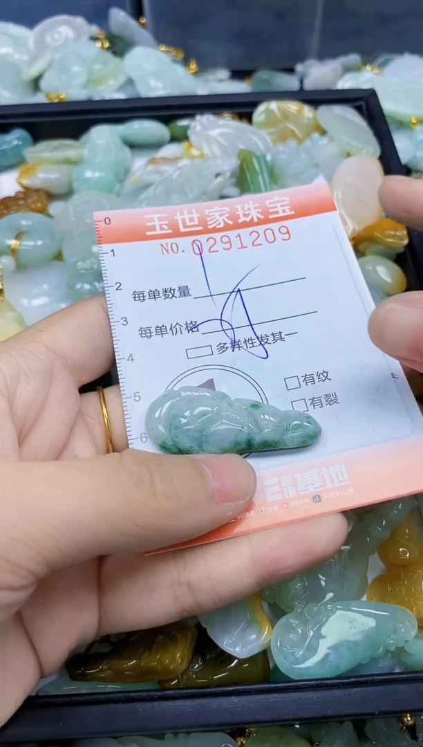 翡翠未镶嵌颈饰闪购0291209