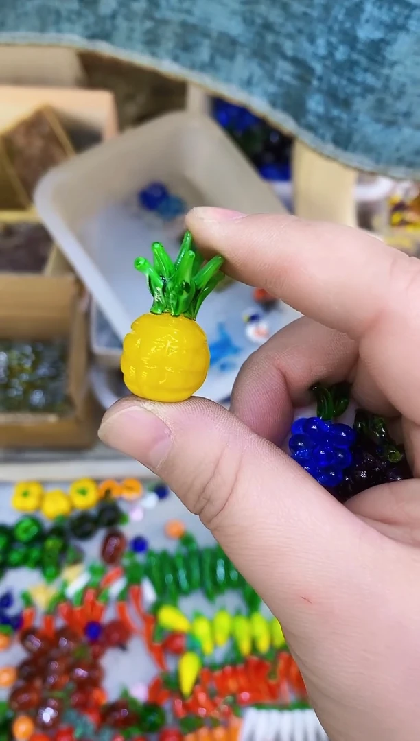 【闪购商品】琉璃手工艺品菠萝