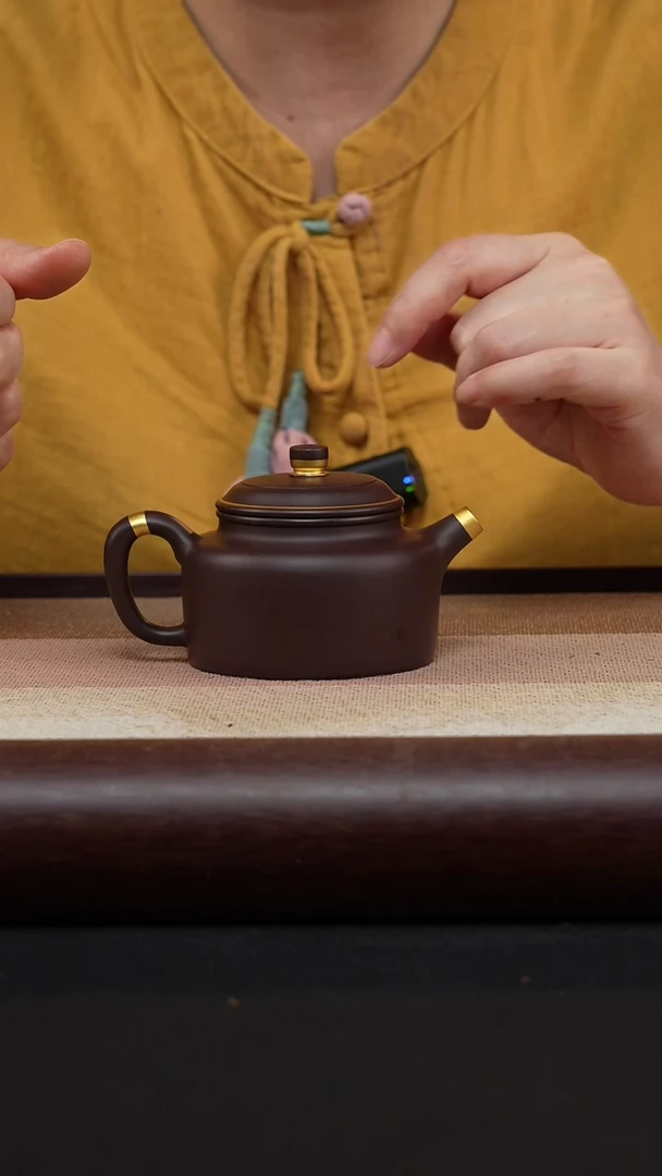 【闪购商品】紫砂茶壶德钟-老紫泥-吴永军MH-1656
