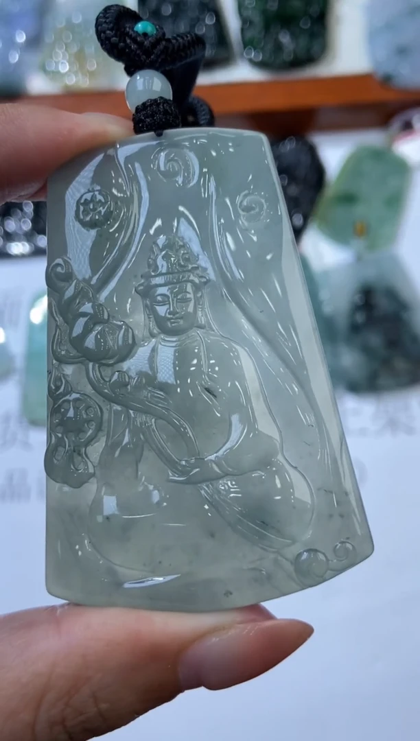 未镶嵌挂件翡翠300852  多人