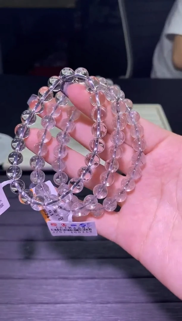 【闪购商品】水晶Q072魔鬼发晶单圈约8mm未镶嵌多样性发其一