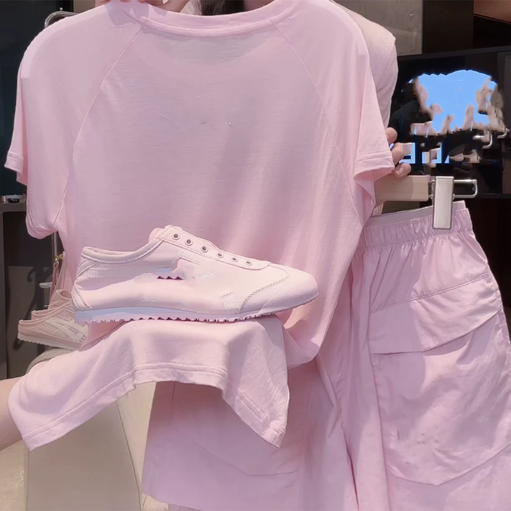 2025夏季新款时髦凉感后背图案短袖薄T恤C5317