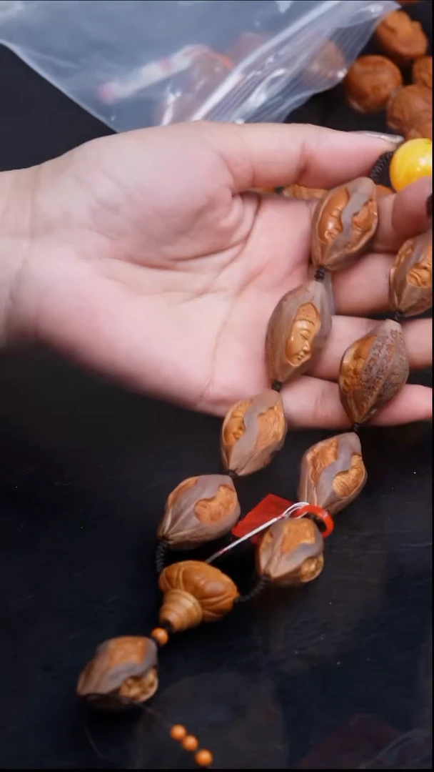 【闪购商品】橄榄核手串/手链20紫皮心经一念无相佛