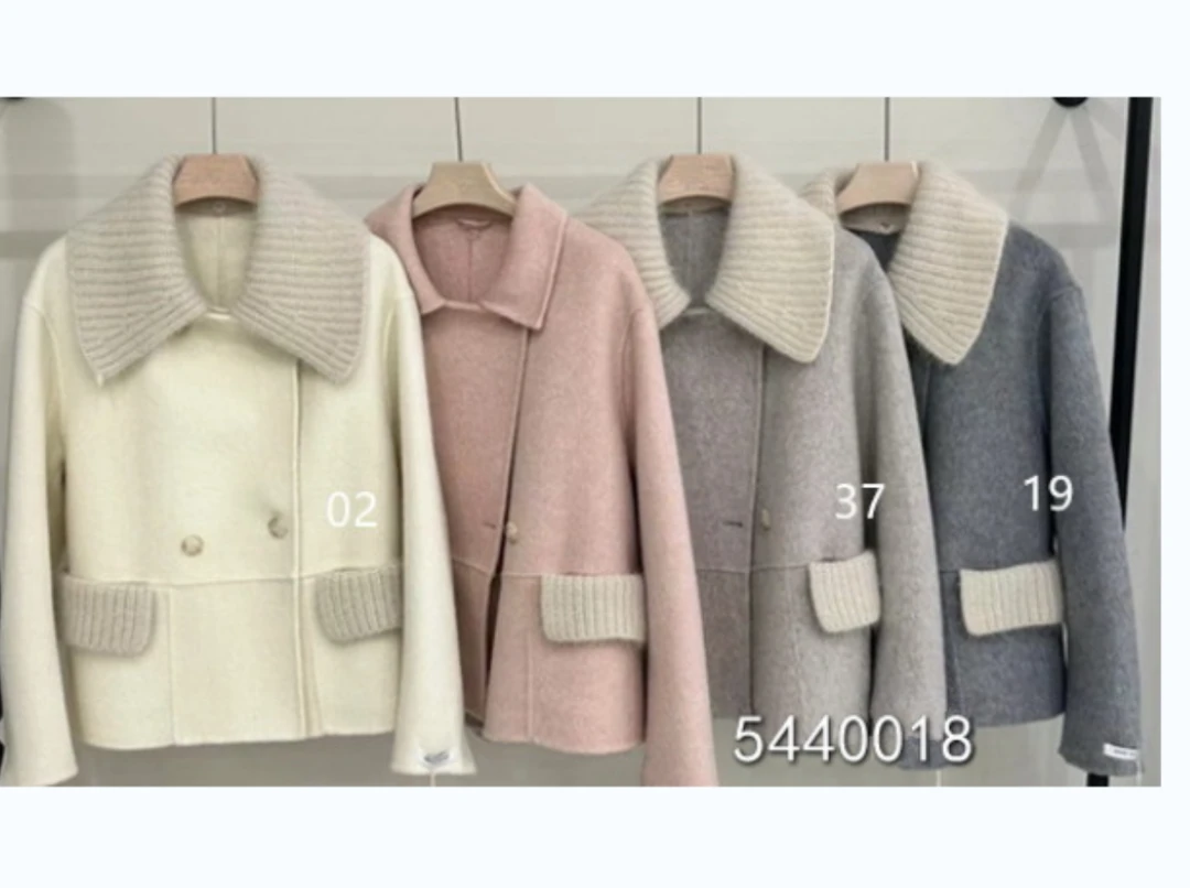 小妳XiaoNi———（冬款针织领羊毛大衣5440018）