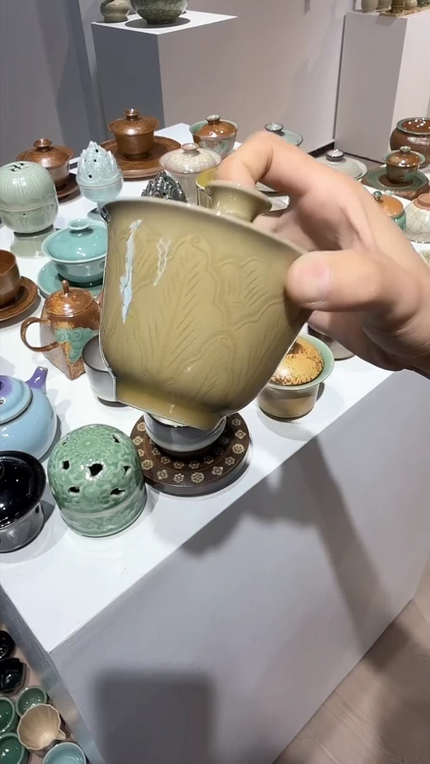 青瓷手工茶器包邮不带礼盒