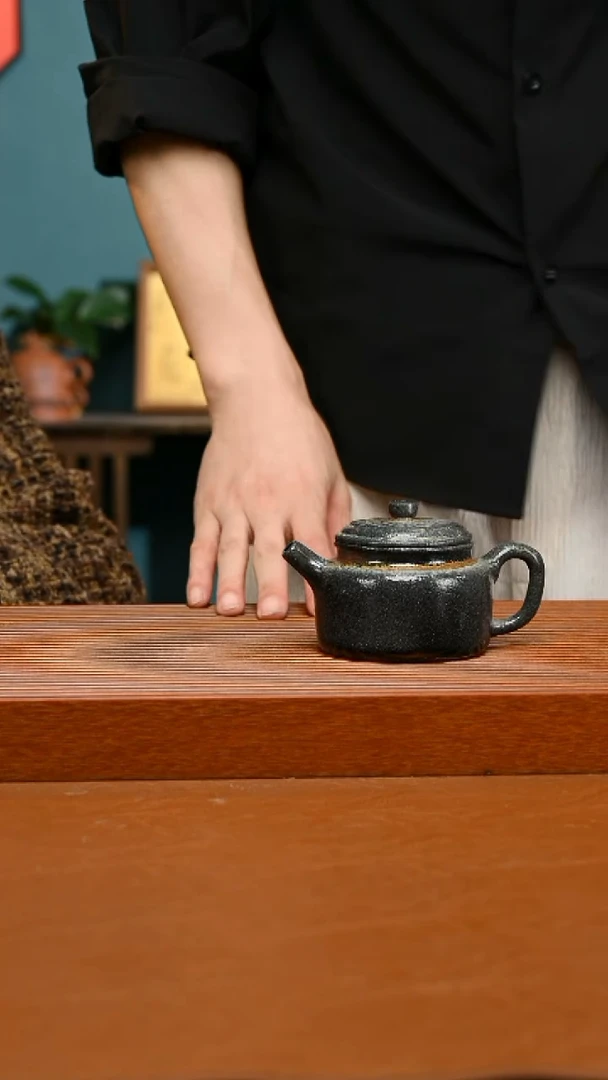 茶壶紫砂聚彩堂柴烧德钟032