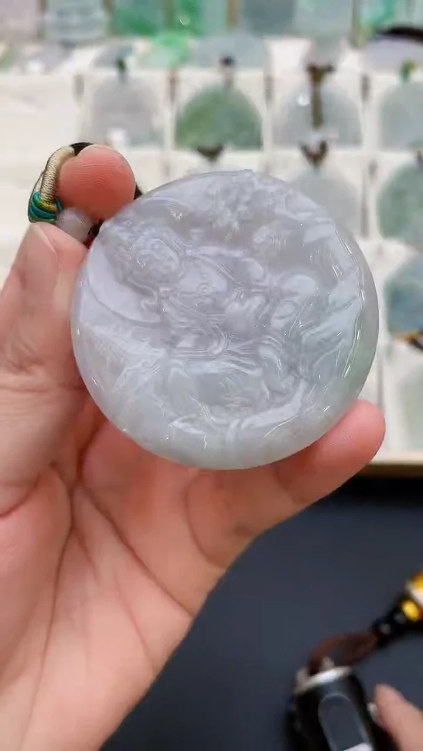 颈饰未镶嵌翡翠天然缅甸翡翠A货208
