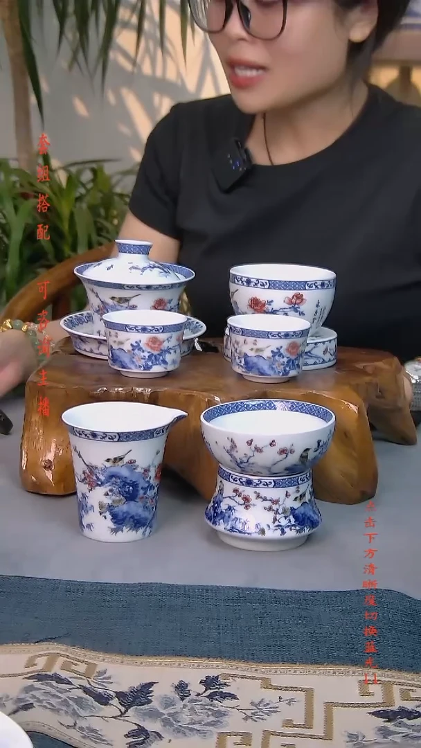 简装家用款7件套 白瓷陶瓷茶具