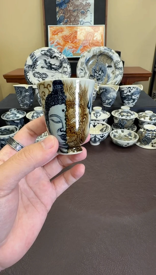 二号釉一念之间闻香杯