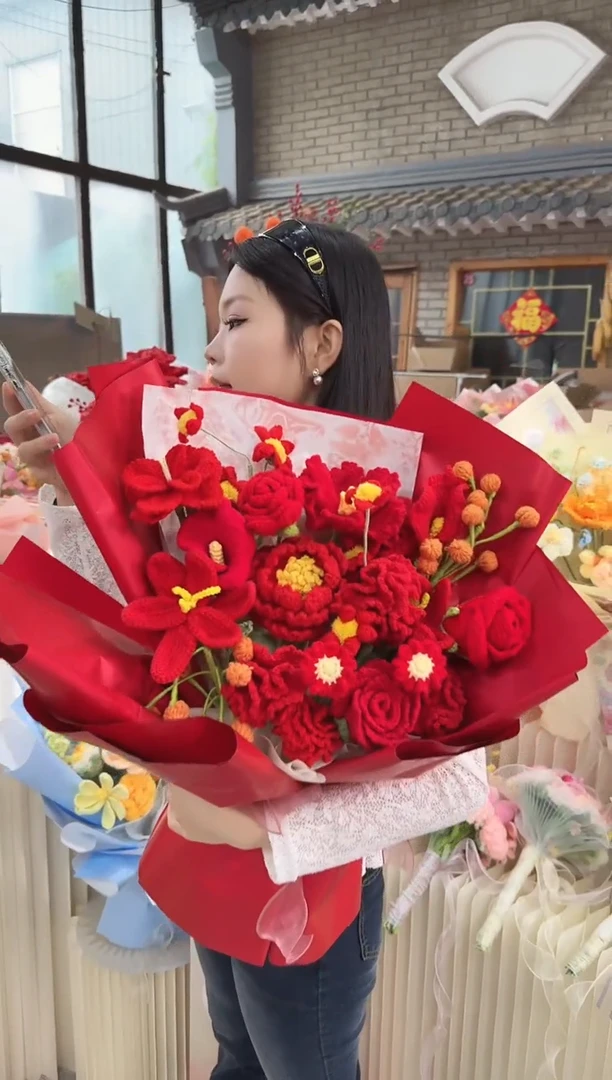 非遗手工定制花束，孤品清仓！！