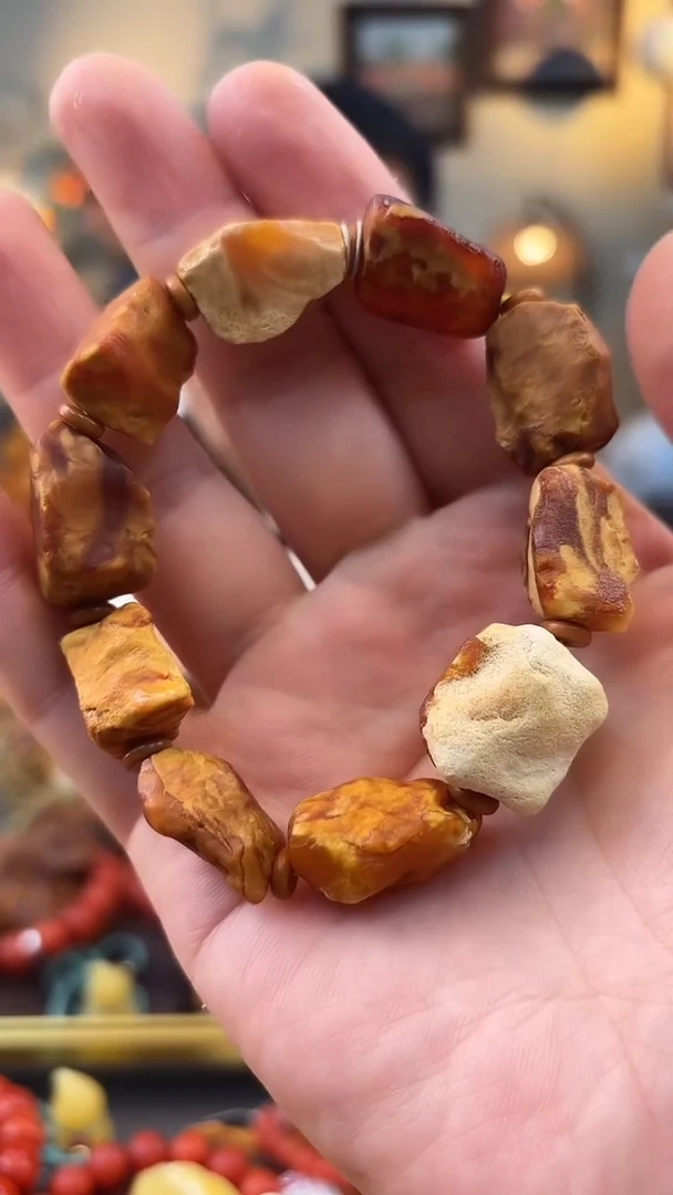 未镶嵌琥珀手串手串