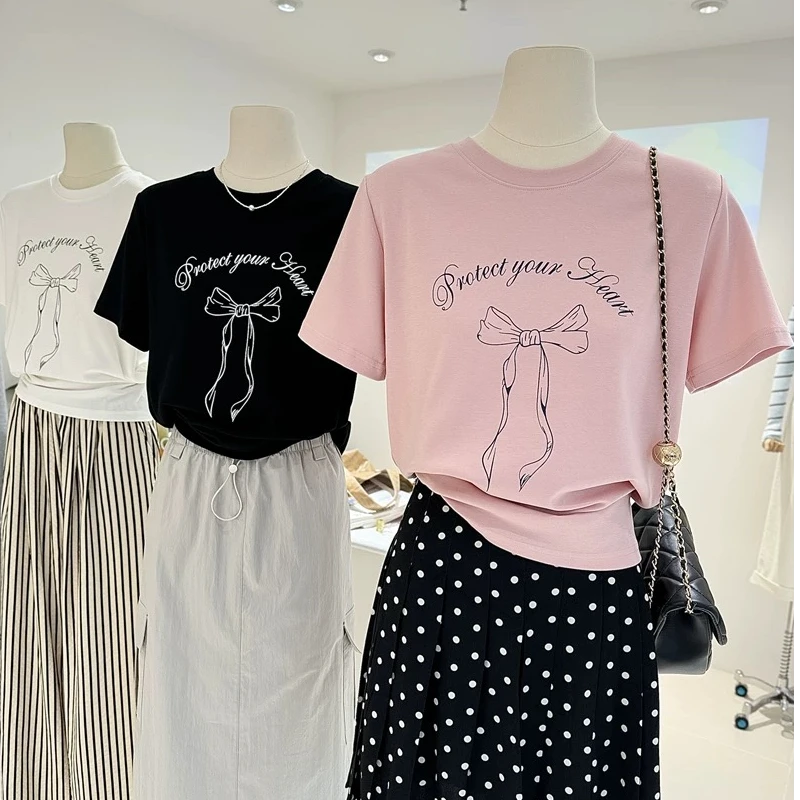 泡妈童装     夏季儿童休闲女童男童短袖T恤25520