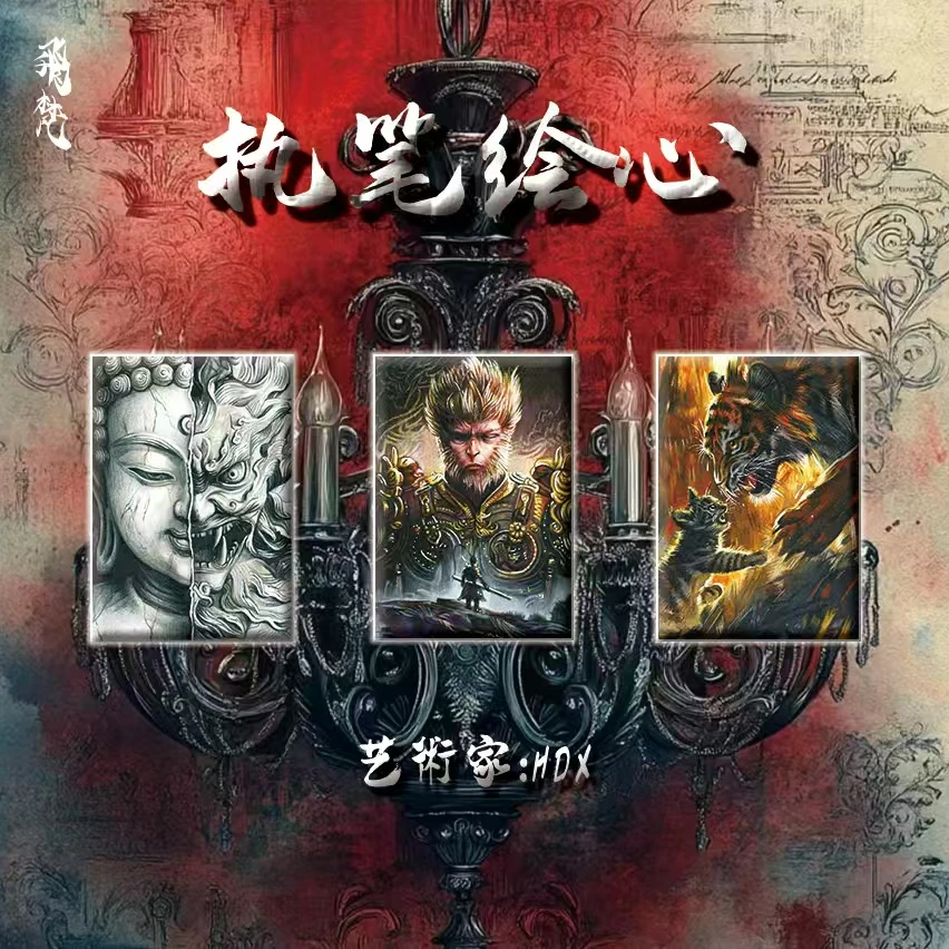 飛梵手绘工作室《执笔绘心》精品系列手绘卡（默认代拆）