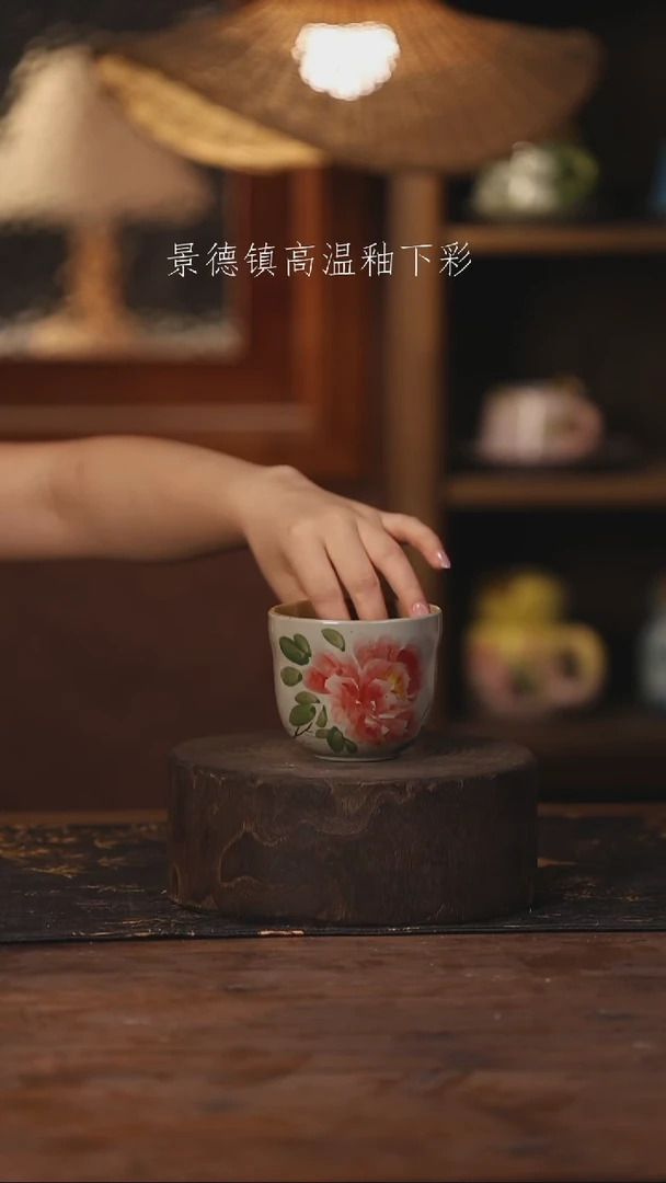 陶瓷景德镇高温釉下手绘陶瓷482