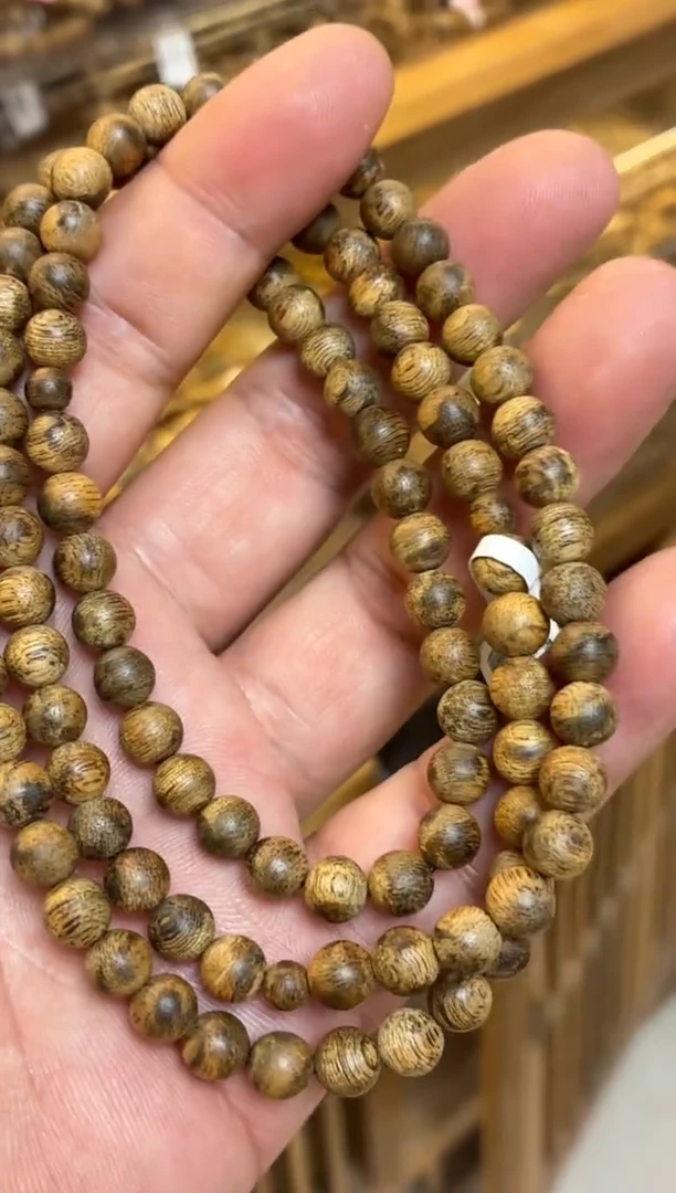 沉香手串 菩萨棋圆珠长串0.7多样性发其一