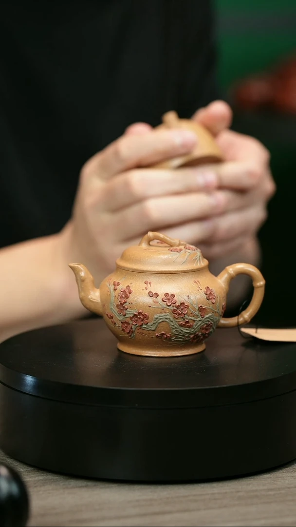 茶壶紫砂蔡****长H2379陈春芬梅花扁樱