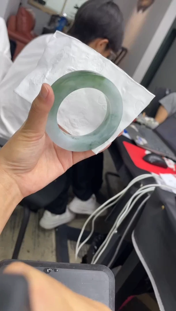 未镶嵌手镯定制翡翠?****子圆条WHFCDZS-28-SZ