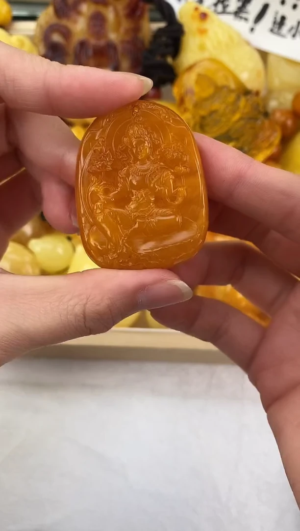 裸石琥珀未镶嵌天然琥珀蜜蜡