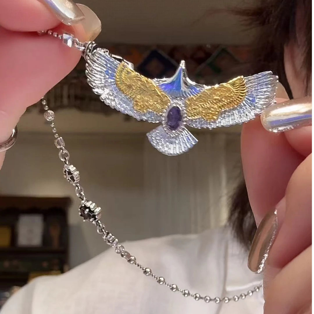 灯小炮 吊坠925银合成锆石 扶摇直上单吊坠