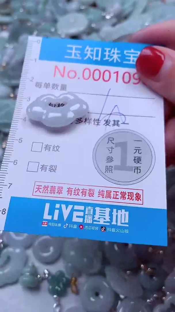吊坠(不含链)未镶嵌翡翠1098