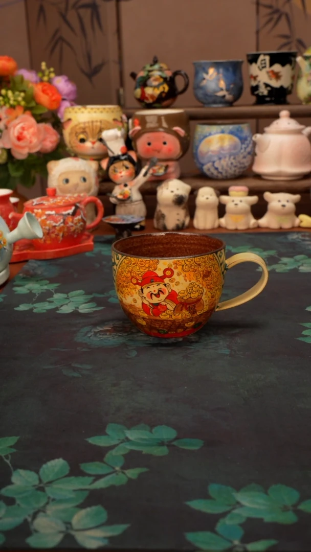 迷糊   老财马克杯