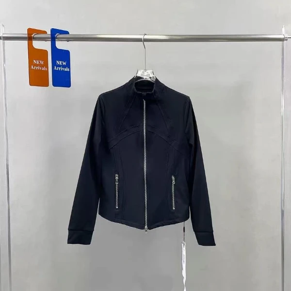 429/702-1/139-9春季新款立领拉链修身外套女休闲气质百搭上衣