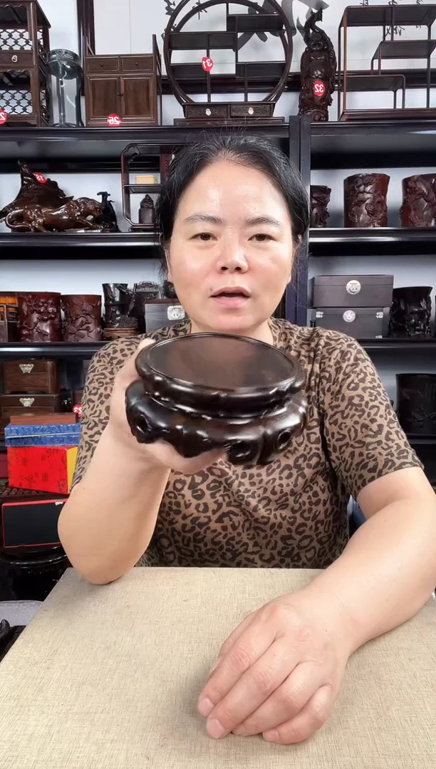 木旋转如意老李红木工艺品