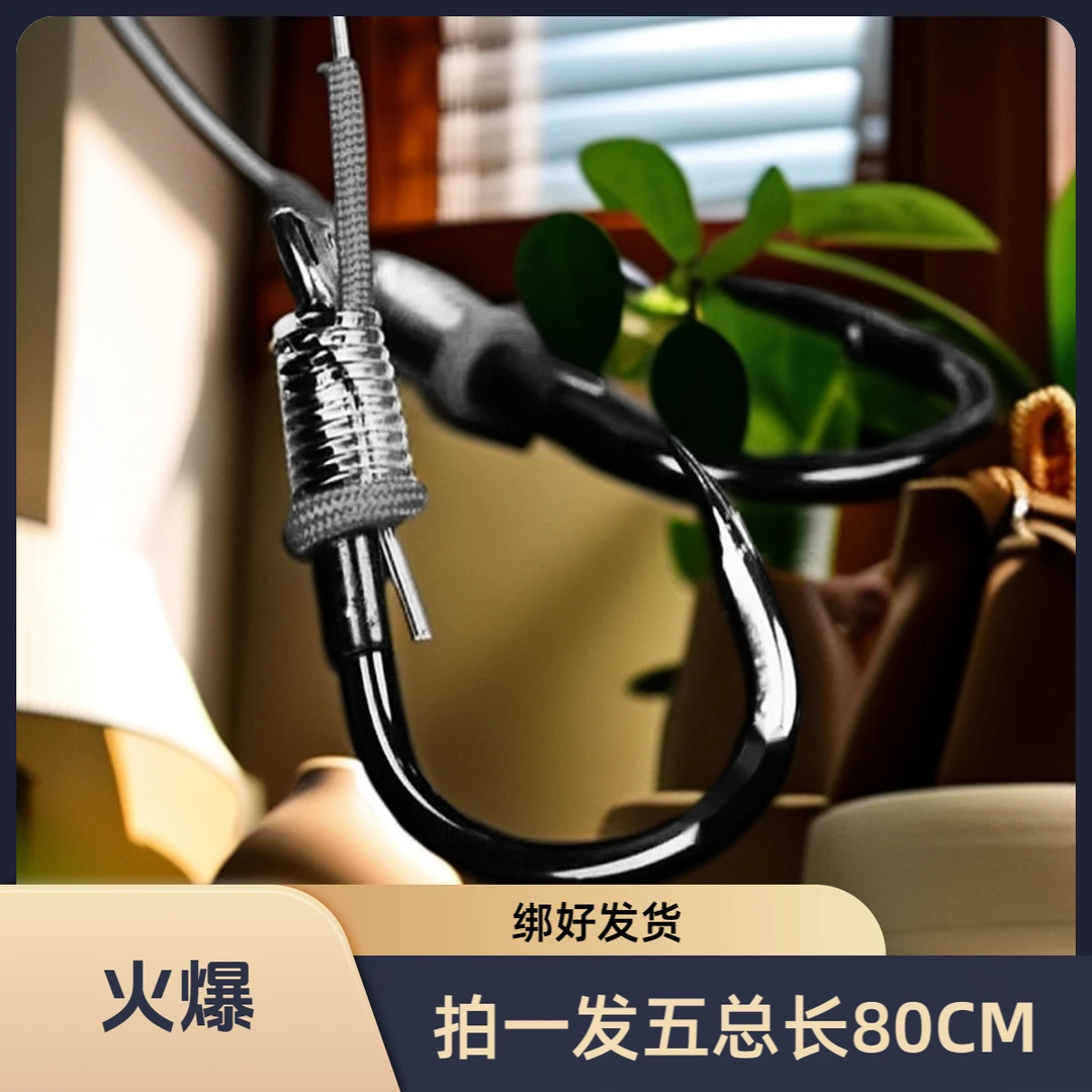 大物子线手工精绑采用加强版钩灵顿子线五副装总长度80厘米