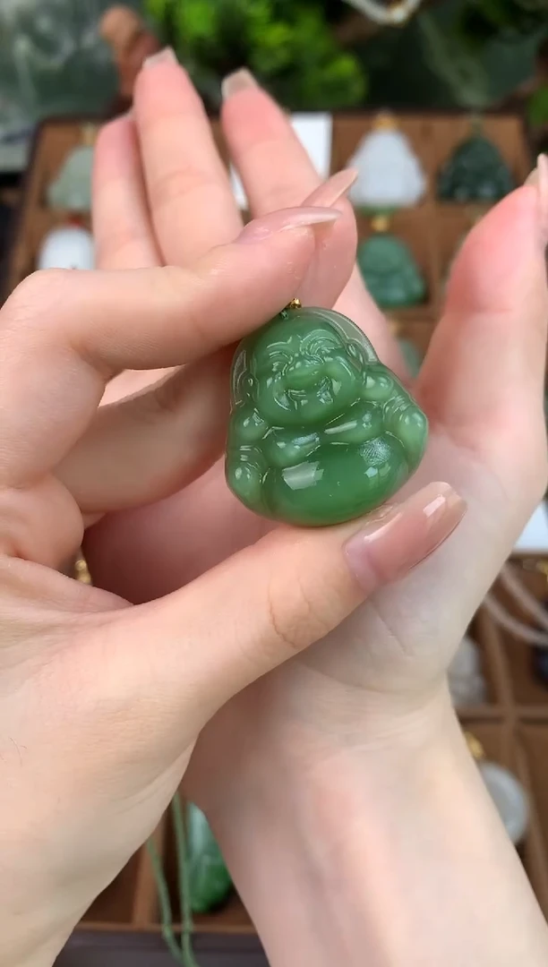 颈饰未镶嵌和田玉吊坠30mm
