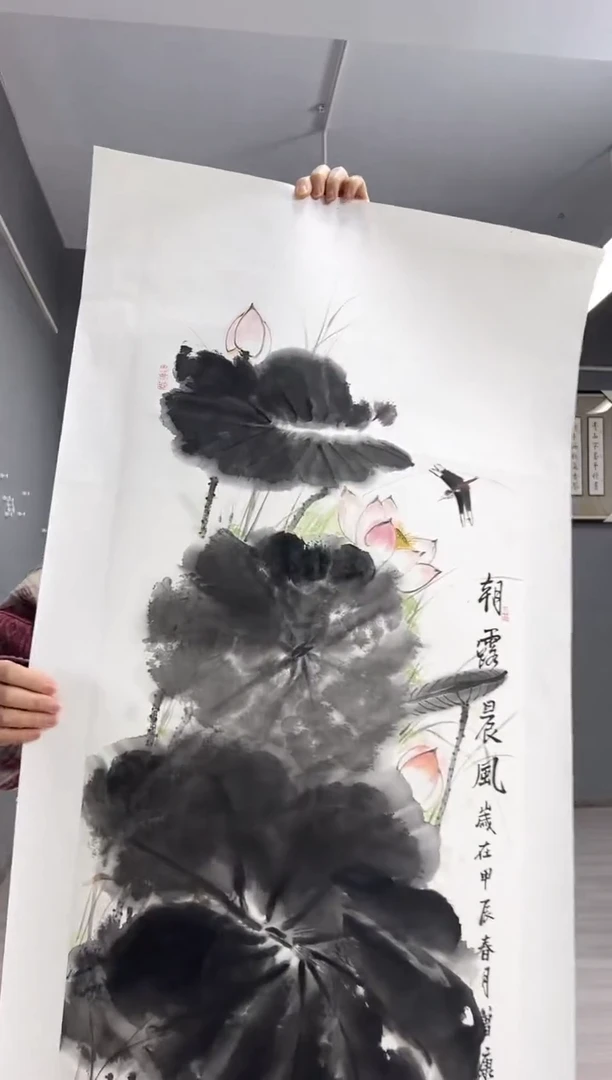 【闪购商品】国画曾康老师绘画花鸟小六尺