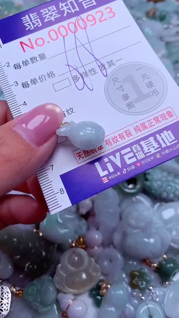 吊坠(不含链)未镶嵌翡翠923